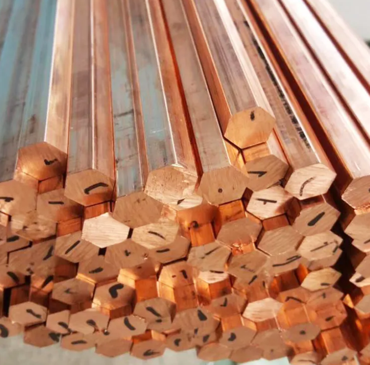 Copper Hexagon Bar