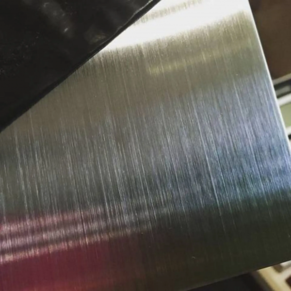 Brushed steel plate - Image 2