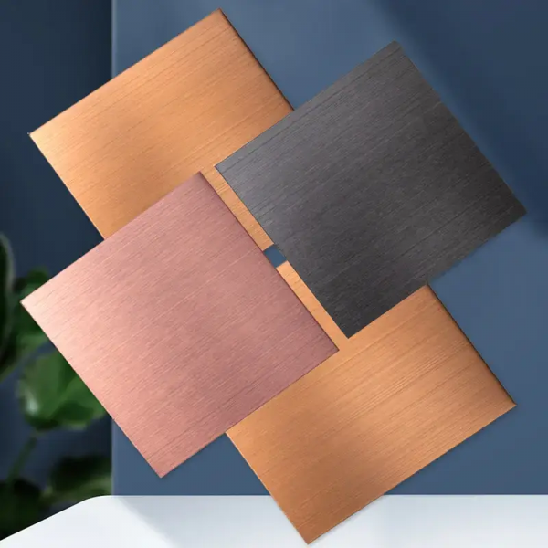 Brushed steel plate - Image 3