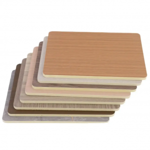 Wood grain steel plate