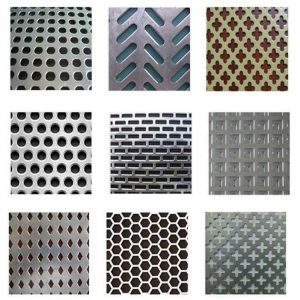 Perforated steel plate