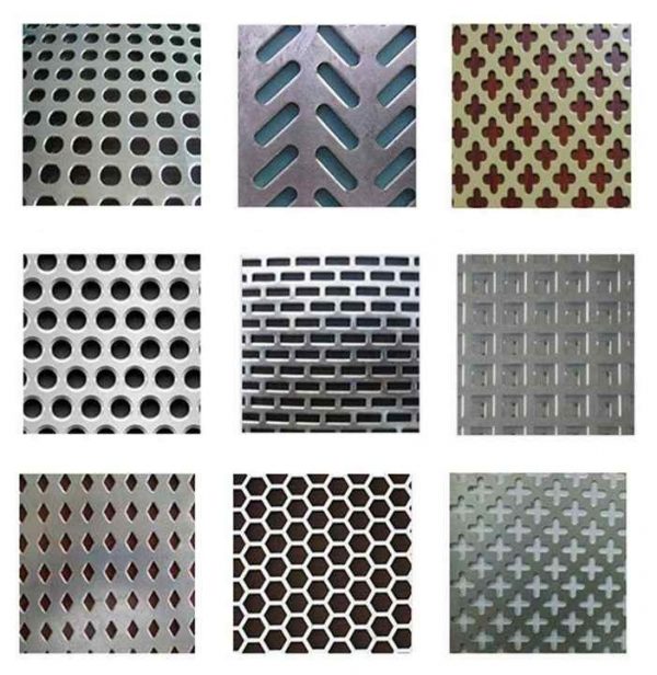 Perforated steel plate